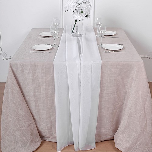 White premium chiffon - white,
