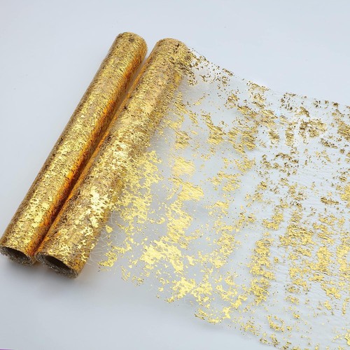 2pcs x108 gold metallic - 11"x108",