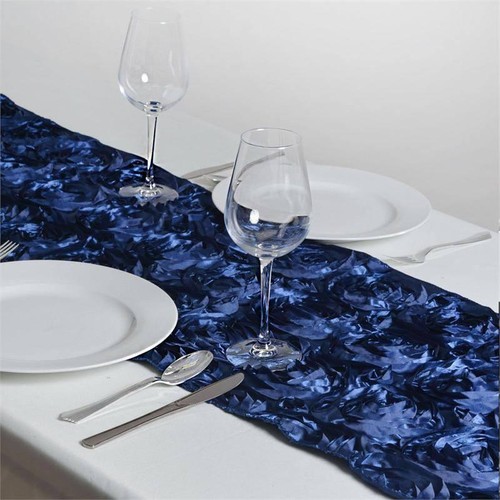 Navy blue 14x108 ribbon - ribbon, roses