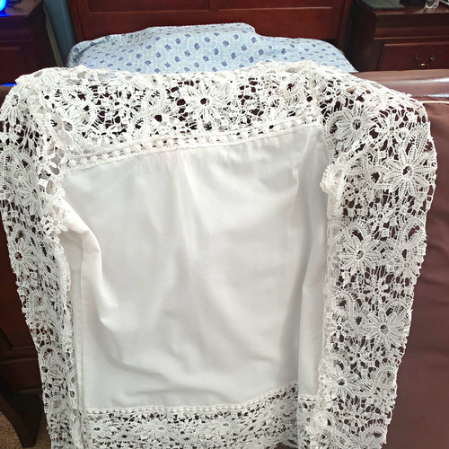 White crochet floral - floral, &