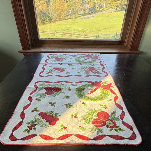 Vintage table runner - vintage,