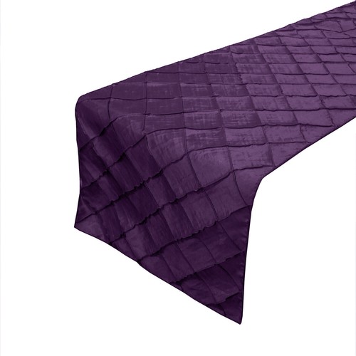 Taffeta pintuck table runners - pintuck,