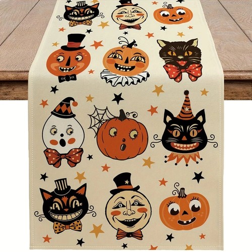 Vintage appeal halloween table - vintage,