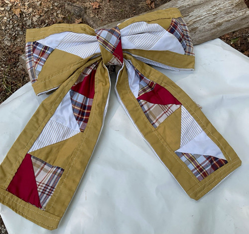 Quilted patchwork fabric - quilted,