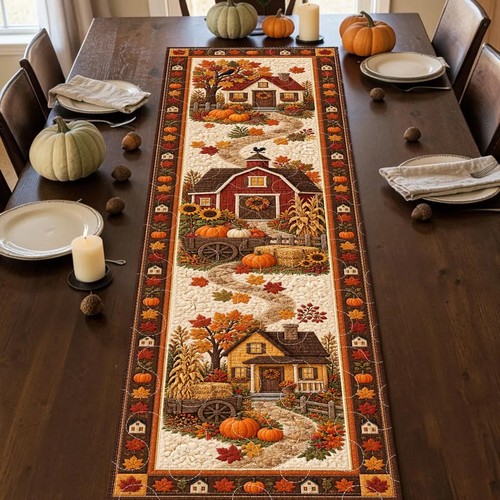 Autumn farmhouse barn - autumn,