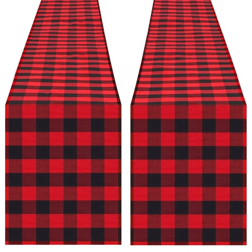 2pcs black red buffalo plaid - buffalo,