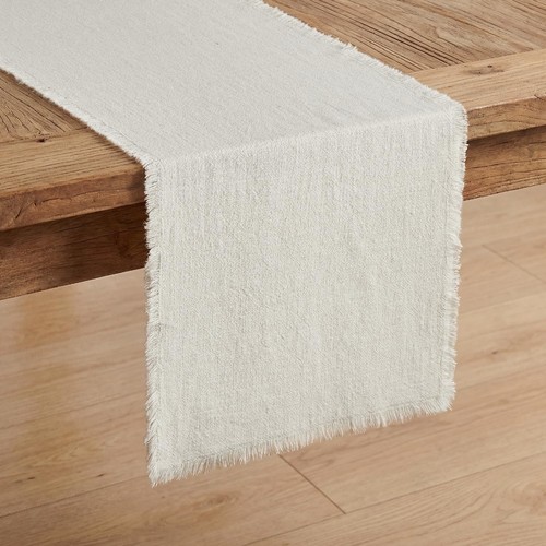 120 inches frayed edge - x,