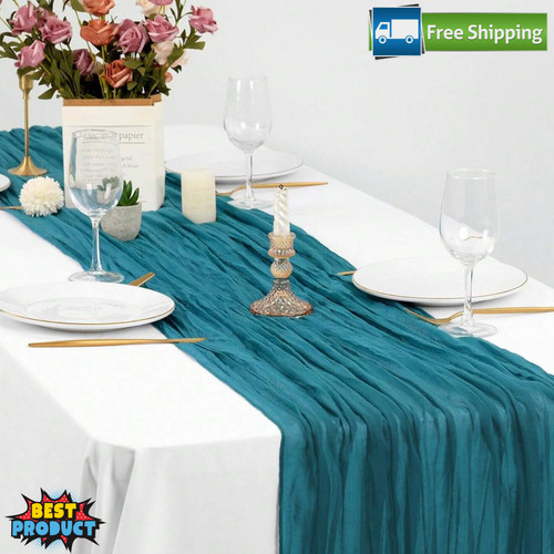 Cheesecloth table runner - table, for
