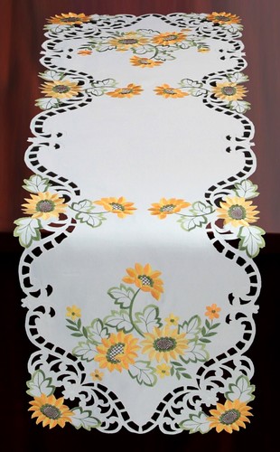 Sunflower table runner - sunflower,